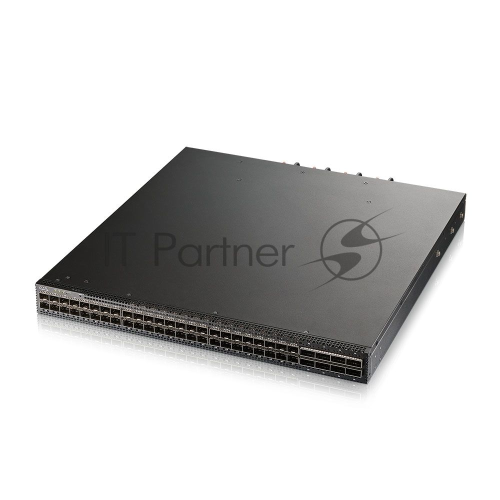 Коммутатор L3 Core Zyxel NebulaFlex Pro CX4800-56F, rack 19", 48xSFP28: 10/25G, 8xQSFP28: 100G, 2 блока питания AC в комплекте
