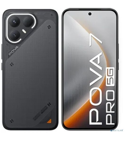 Смартфон Tecno Pova 7 Pro 5G 12/256Gb, черный