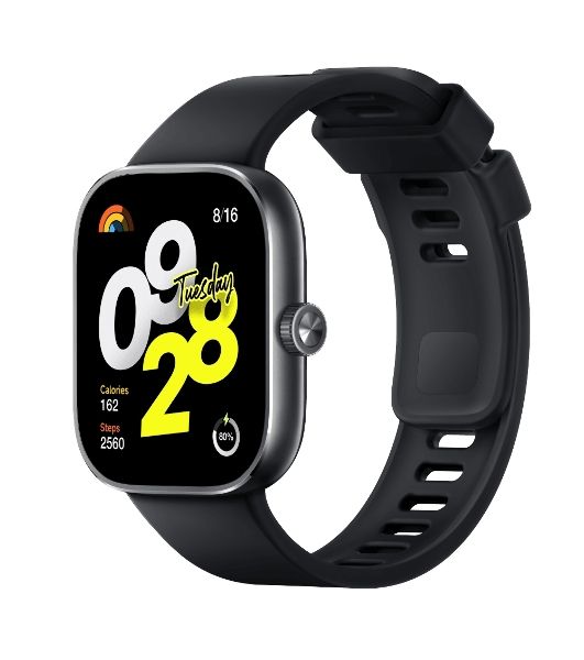 Умные часы Redmi Watch 4, 1.97", AMOLED, Bluetooth, NFC, WR50, черный