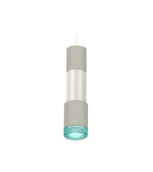 Светильник Ambrella Light XP7423002 SGR/PSL/BL серый песок/серебро полированное/голубой MR16 GU5.3