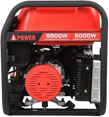 Бензиновый генераторй A-iPOWER A5500EA 20106 5кВт, 230В/50Гц, электростартер, разъем ATS