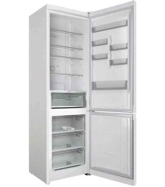 Холодильник Hotpoint HT 6200 W белый двухкамерный 240/83л морозилка снизу, No Frost