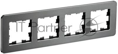 BRITE Рамка 4-ая РУ-4-1-Бр металл титан RE | BR-M42-M-01-K48 | IEK