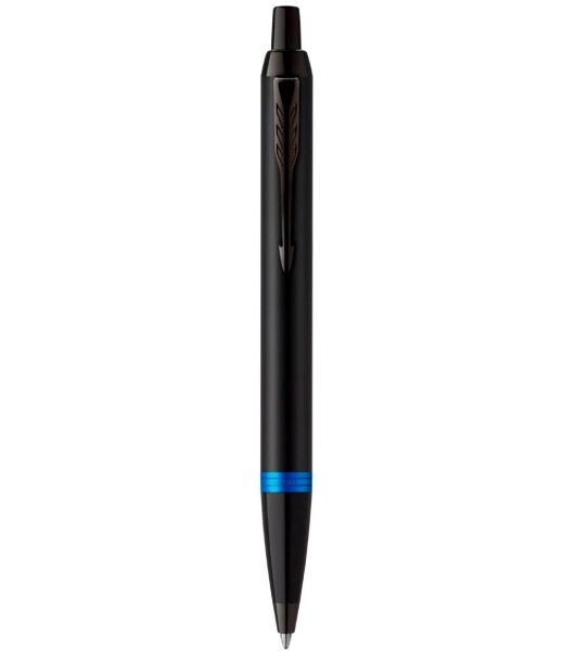 Ручка шариковая Parker IM Vibrant Rings K315 (CW2172941) Marine Blue PVD, M, синие чернила, подарочная коробка