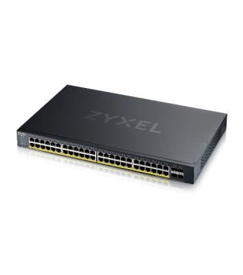 Коммутатор XGS1935-52HP, 52 Port Smart Managed PoE Switch, 48x Gigabit PoE and 4x 10G SFP+, hybrid mode, standalone or NebulaFlex Cloud, 375 Watt PoE