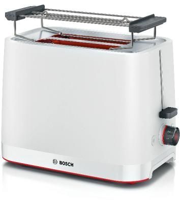 Тостер Bosch TAT3M121 белый, 950 Вт, 2 слота