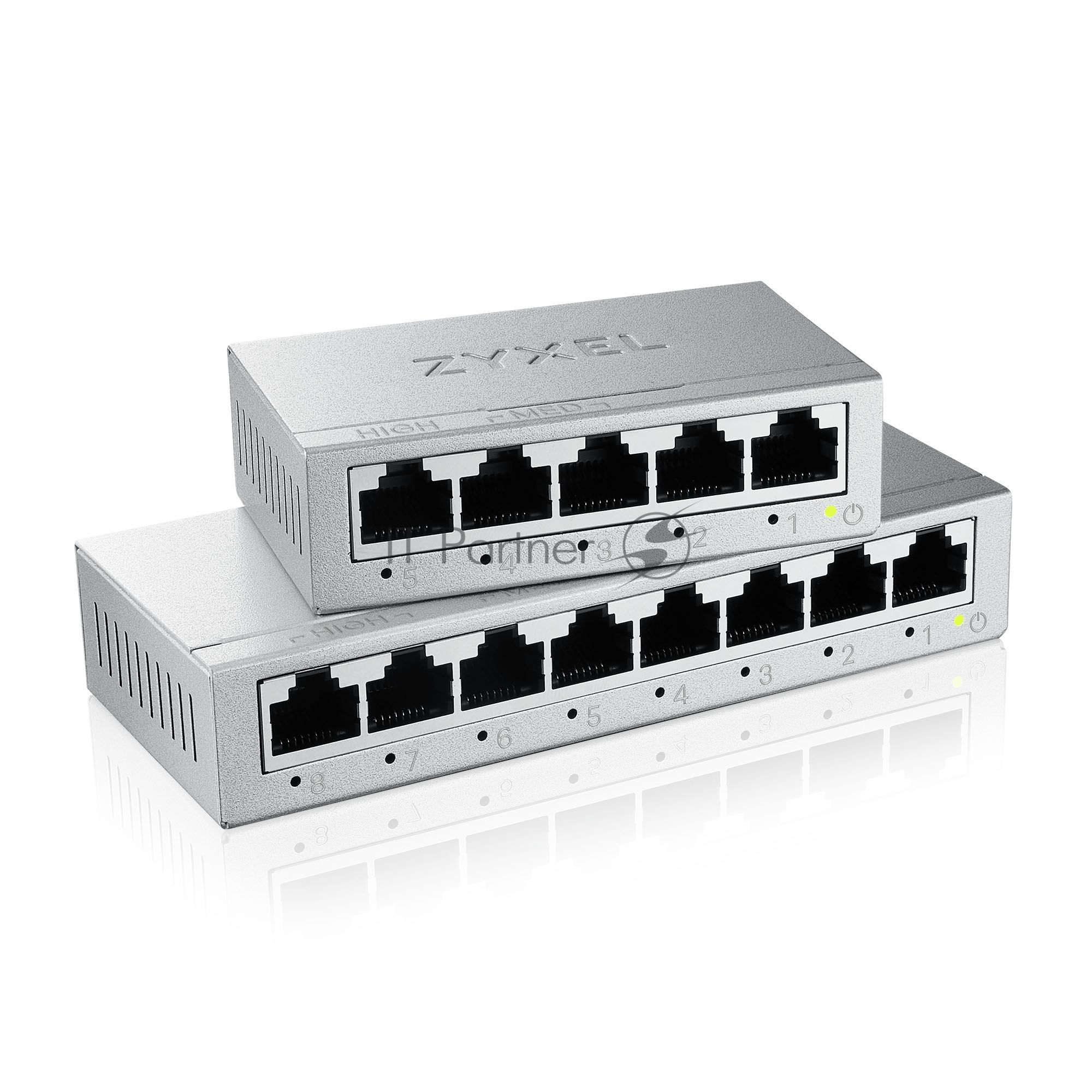 Коммутатор Zyxel GS-108B v5, 8 портов 1000 Мбит/с