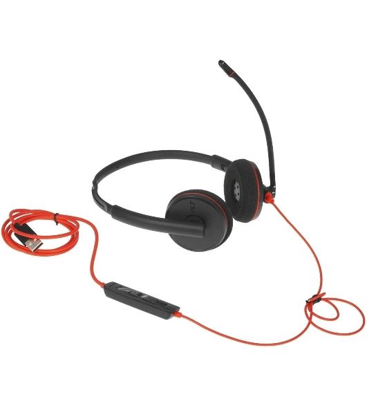 Гарнитура Plantronics Blackwire 3220 чёрный, проводная, USB