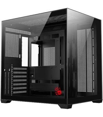 Компьютерный корпус Bloody CC-122 черный без БП ATX 10x120мм 1xUSB2.0 1xUSB3.0 audio