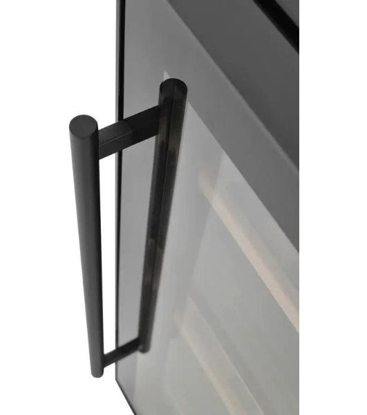 Винный шкаф ZÜGEL ZCWF331DB черный, 88 л, 2 отсека, 33 бут.