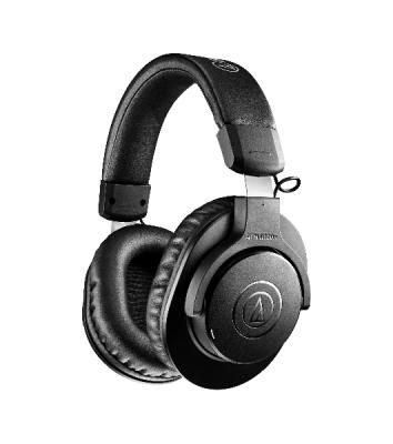 Беспроводные/проводные наушники Audio-Technica ATH-M20xBT черный, полноразмерные, Bluetooth + проводной, оголовье, до 60 ч
