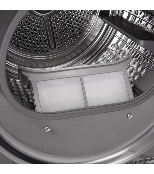 Сушильная машина Korting KD 69IHP10 An антрацит, 10 кг, сушка - конденсационная, программ - 12, 59.5 x 85 x 62.7 см
