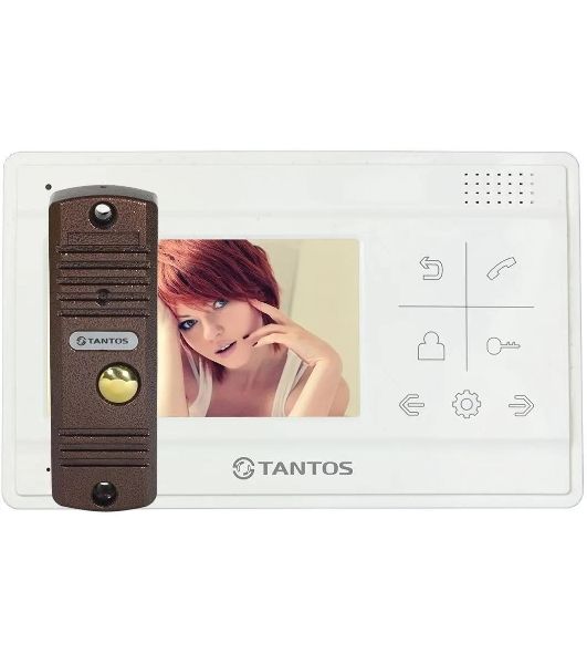 Комплект домофона Tantos Lilu kit белый