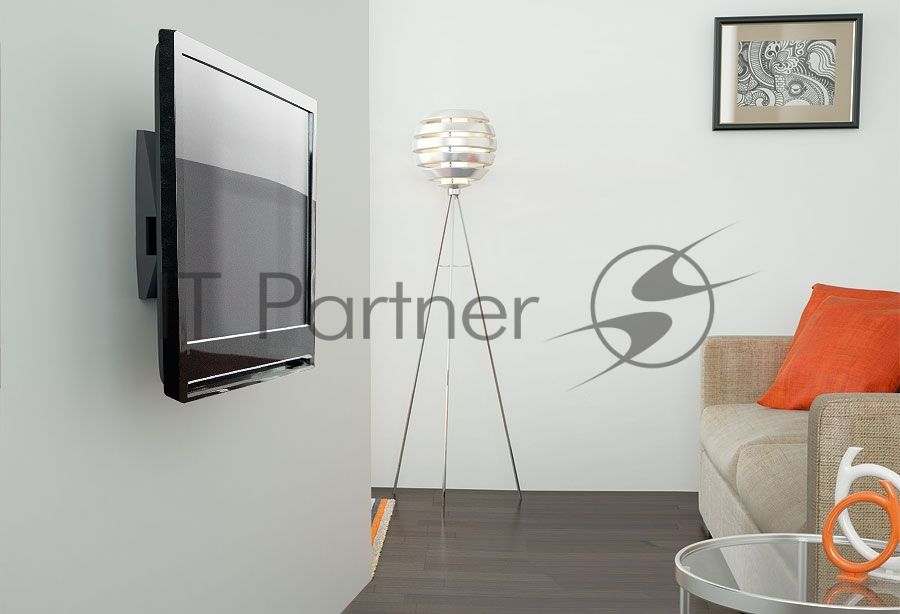 Кронштейн для телевизора Holder LCDS-5003 металлик 10"-26" макс.25кг настенный поворот и наклон