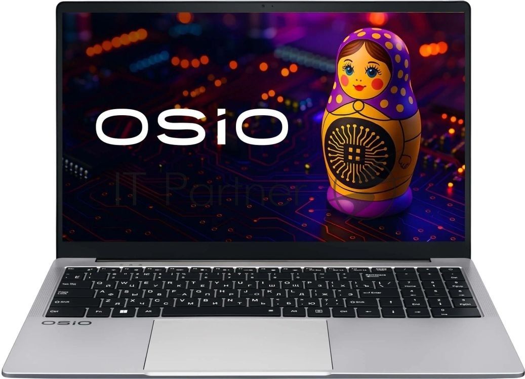Ноутбук Osio FocusLine F150a-026/15"/IPS/AMD Ryzen 5 5560U/16Gb/512Gb SSD/AMD Radeon Graphics/Uncom/серый/1.7kg