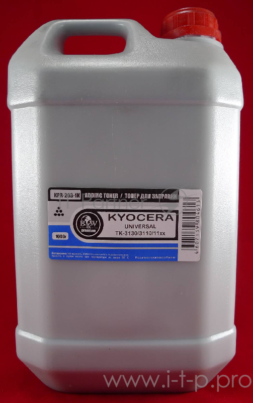 Тонер для Kyocera Universal (TK-3110/3160/3170/1110/1120/1130/1140/1150/1160/1170/1200/70/710/725/7105/7205) (кан. 1кг) B&W Premium (Tomoegawa) фас. Россия