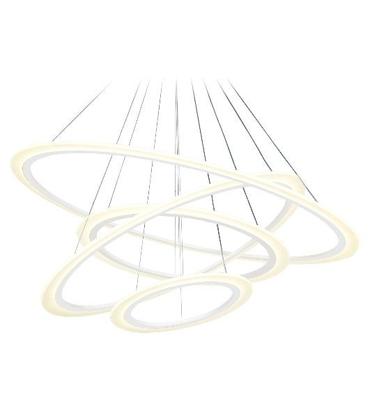Светильник Ambrella light FA4363/4 WH белый 235W 3000K/4200K/6400K D1000*870 (ПДУ РАДИО 2.4G)