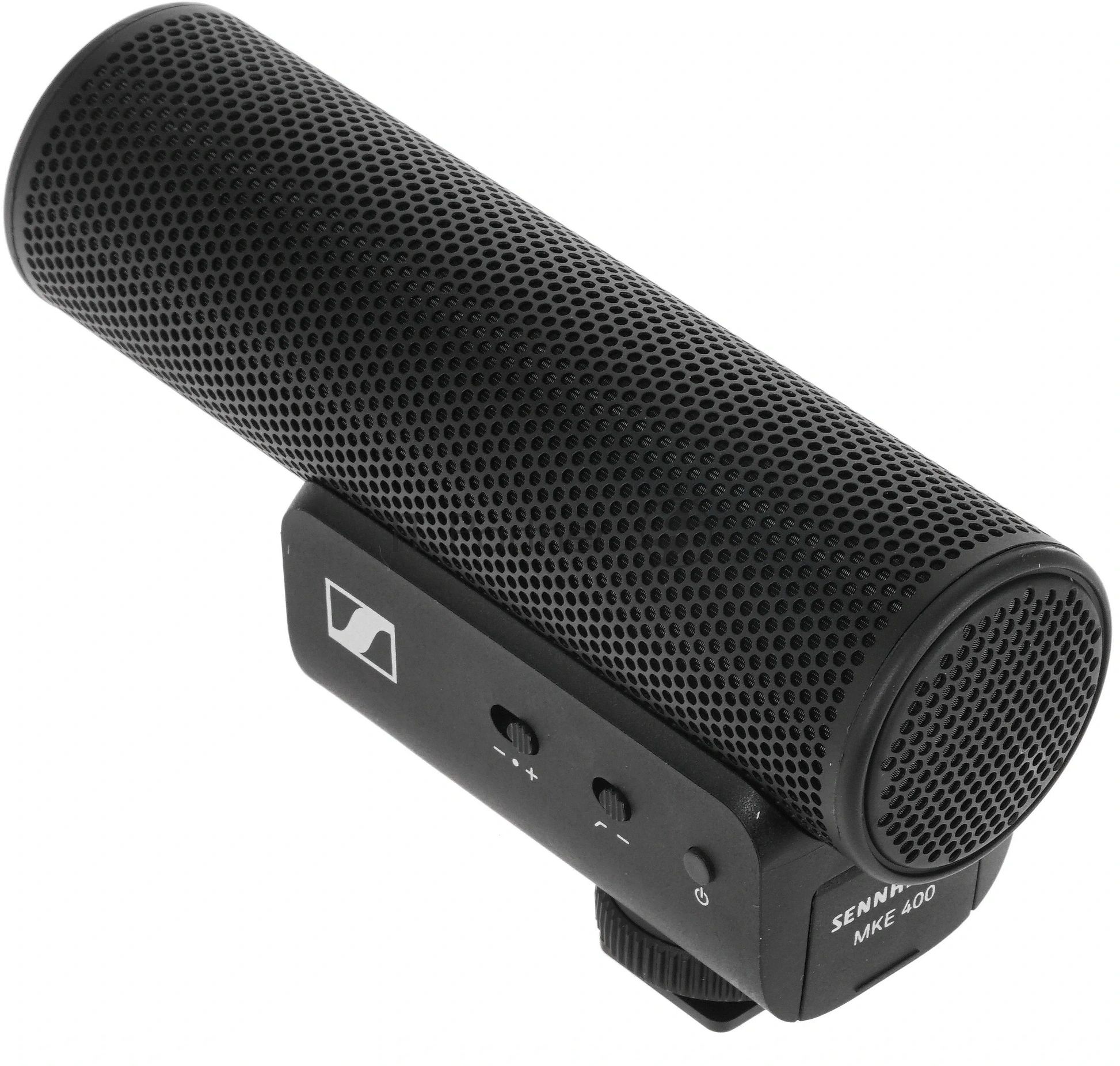 Микрофон проводной Sennheiser MKE 400 0.067м черный