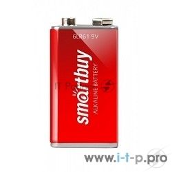 Батарейка Smartbuy 6LR61/1B (SBBA-9V01B) Крона (1 шт. в уп-ке)