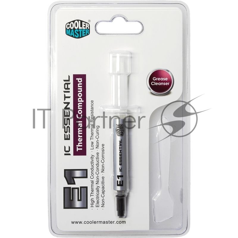 Термопаста Cooler Master IC-Essential E1 (RG-ICE1-TG15-R1) серая темопаста, 3.4 г