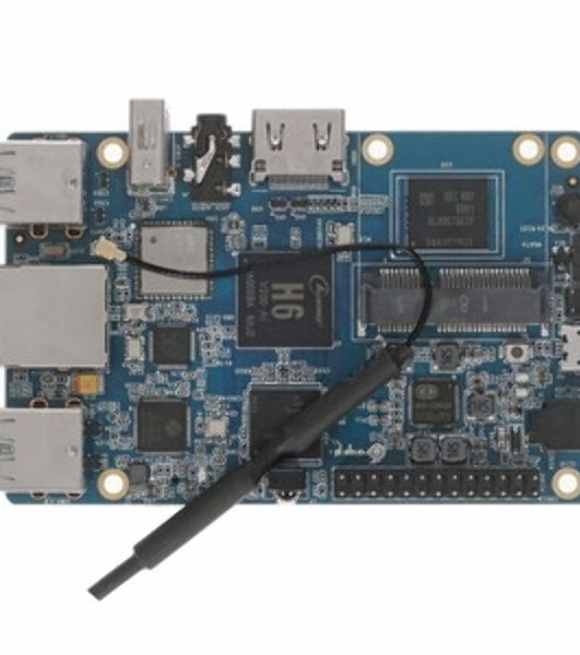 Микрокомпьютер Orange PI 3 2Gb + 8Gb EMMC, Android 7, с кабелем питания. (44286)