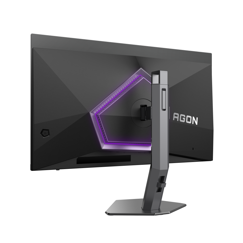Монитор 26.5" AOC AGON AG276QKD2 QD-OLED 2560x1440, 500 Гц, 0.03 мс, 16:9, 1000 кд/м² (пиковая), DisplayHDR True Black 500, 2×HDMI 2.1, DP 2.1, USB Hub (2×USB-A 3.2 Gen1), 3.5 Jack, динамики (2×5 Вт), Adaptive-Sync, антибликовое покрытие, черно-серый