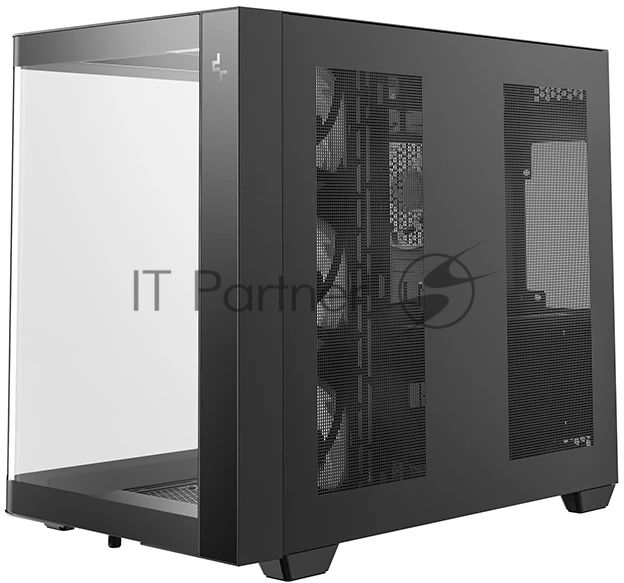 Корпус DeepCool CG530U 4F Black, Midi-Tower, чёрный, 4 x 120 мм