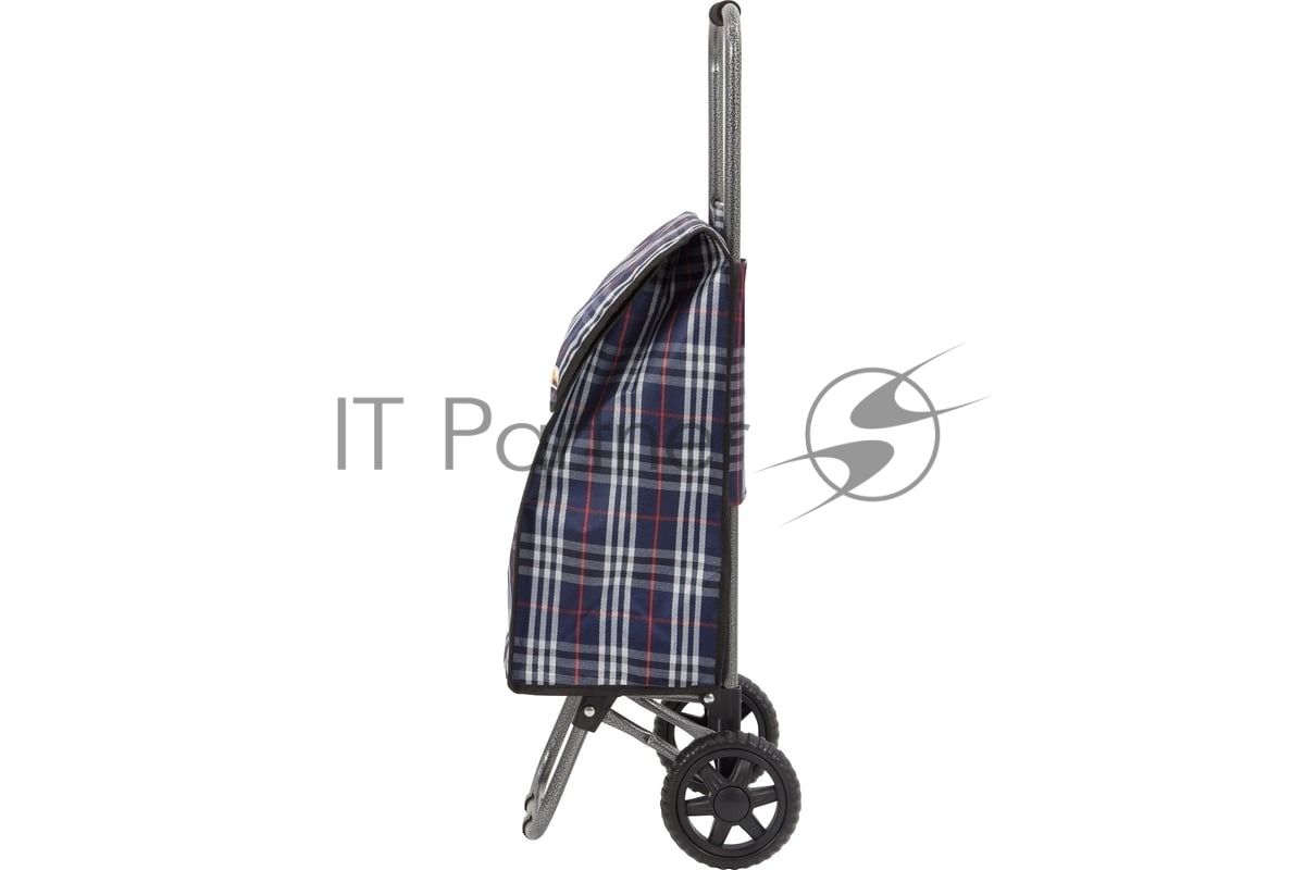 Тележка с сумкой Рыжий кот D203ECO Tartan, до 30 кг