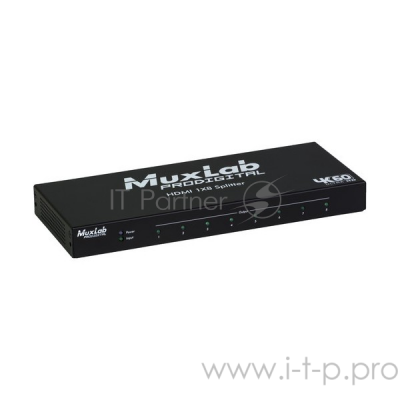 Сплиттер MuxLab 1х8 HDMI, 4K/60