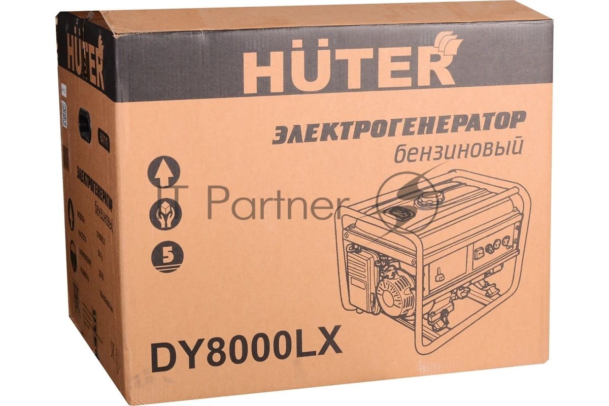 Генератор Huter DY8000LX 6.5кВт