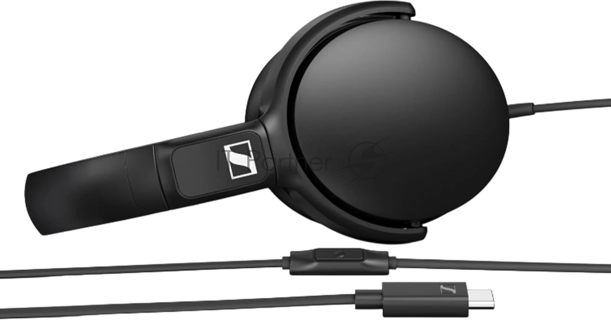 Гарнитура накладные Sennheiser HD 400 U 1.4м черный проводные в ушной раковине (800126)