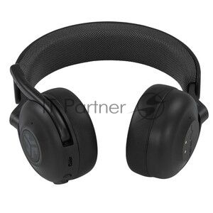Гарнитура JLab Epic Work ANC Wireless Duo with Stand чёрный, беспроводная, Bluetooth/радиоканал/USB-C, ANC (шумоподавление), до 9 м, в комплекте подставка