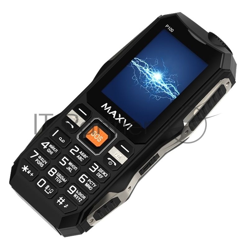 Мобильный телефон Maxvi P100 черный
