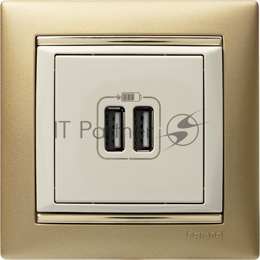 Розетка 2-ая USB 774170 Legrand Valena Сл. кость