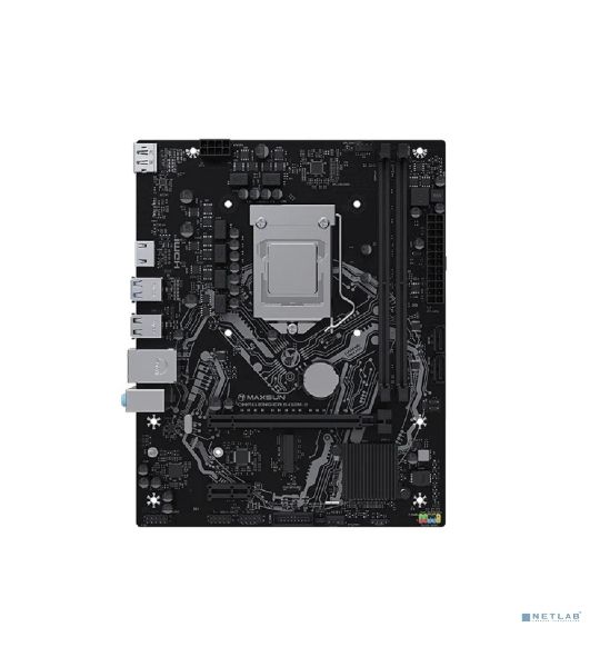 Материнская плата Maxsun Challenger B460M-D, LGA 1200, Intel B460, 2xDDR4, 2xSATA, 1xM.2, 1xPCIe 3.0 x16, 1xPCIe x1, 1xHDMI, 1xDP, 1x1Gb LAN, 2xUSB-A 5Gbps, 4xUSB-A 2.0, 3x3.5 мм, 7.1, mATX