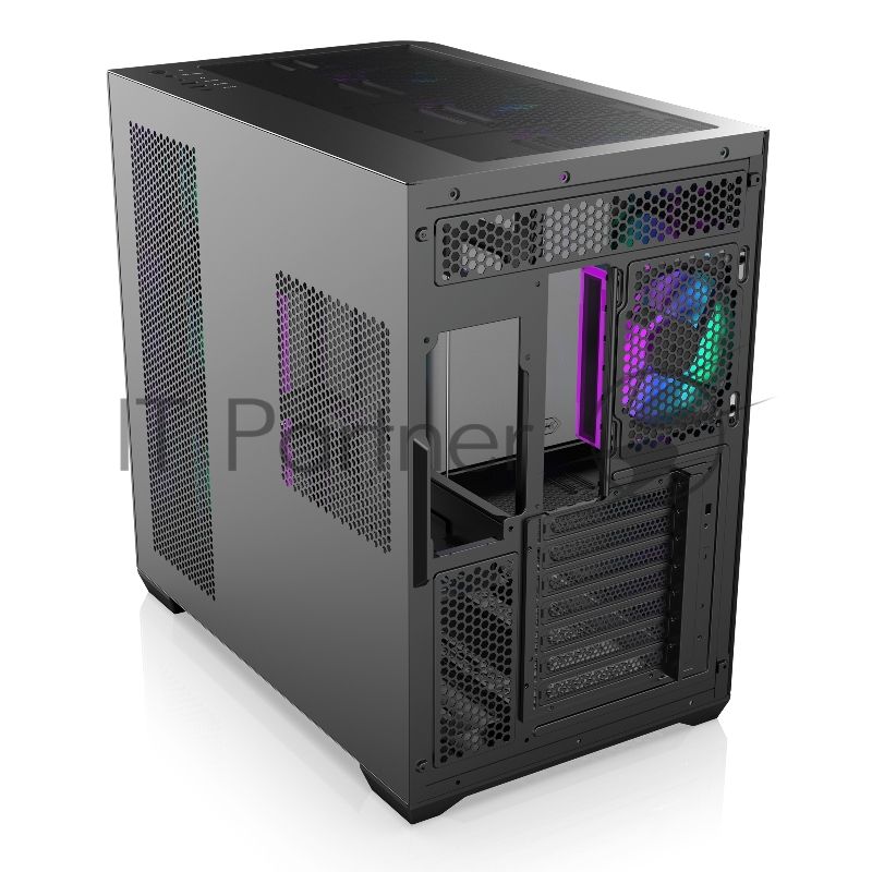 Компьютерный корпус без блока питания Case Raijintek ATREUS BT7, Midi-Tower, TG, 7x120мм ARGb, 2xUSB-A 3.0 + 1xUSB Type-C, E-ATX, ATX, mATX, mITX черный