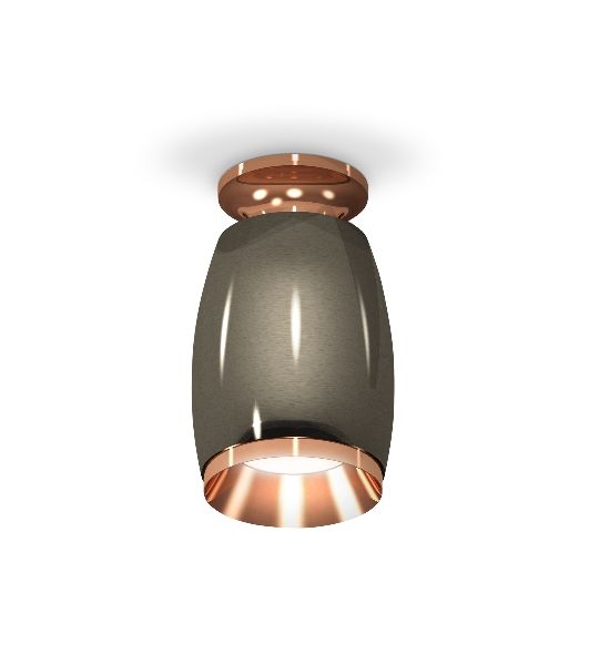 Светильник Ambrella Light XS1123044 DCH/PPG черный хром/золото розовое полированное MR16 GU5.3 (N6906, C1123, N7035)