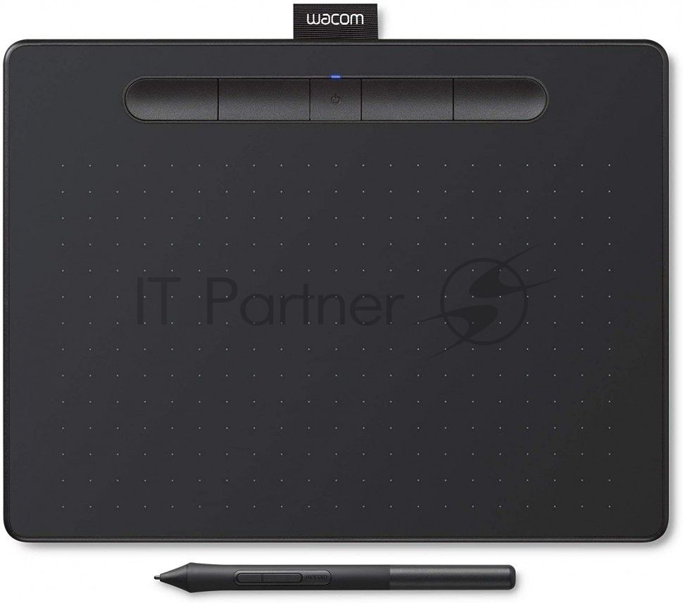 Планшет для рисования Wacom Intuos M Bluetooth CTL-6100WLK-N Bluetooth/USB черный