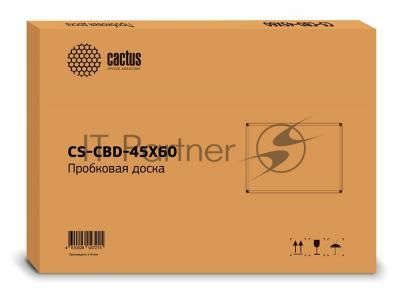 Демонстрационная доска Cactus CS-CBD-45X60 пробковая 45x60 см, алюминиевая рама