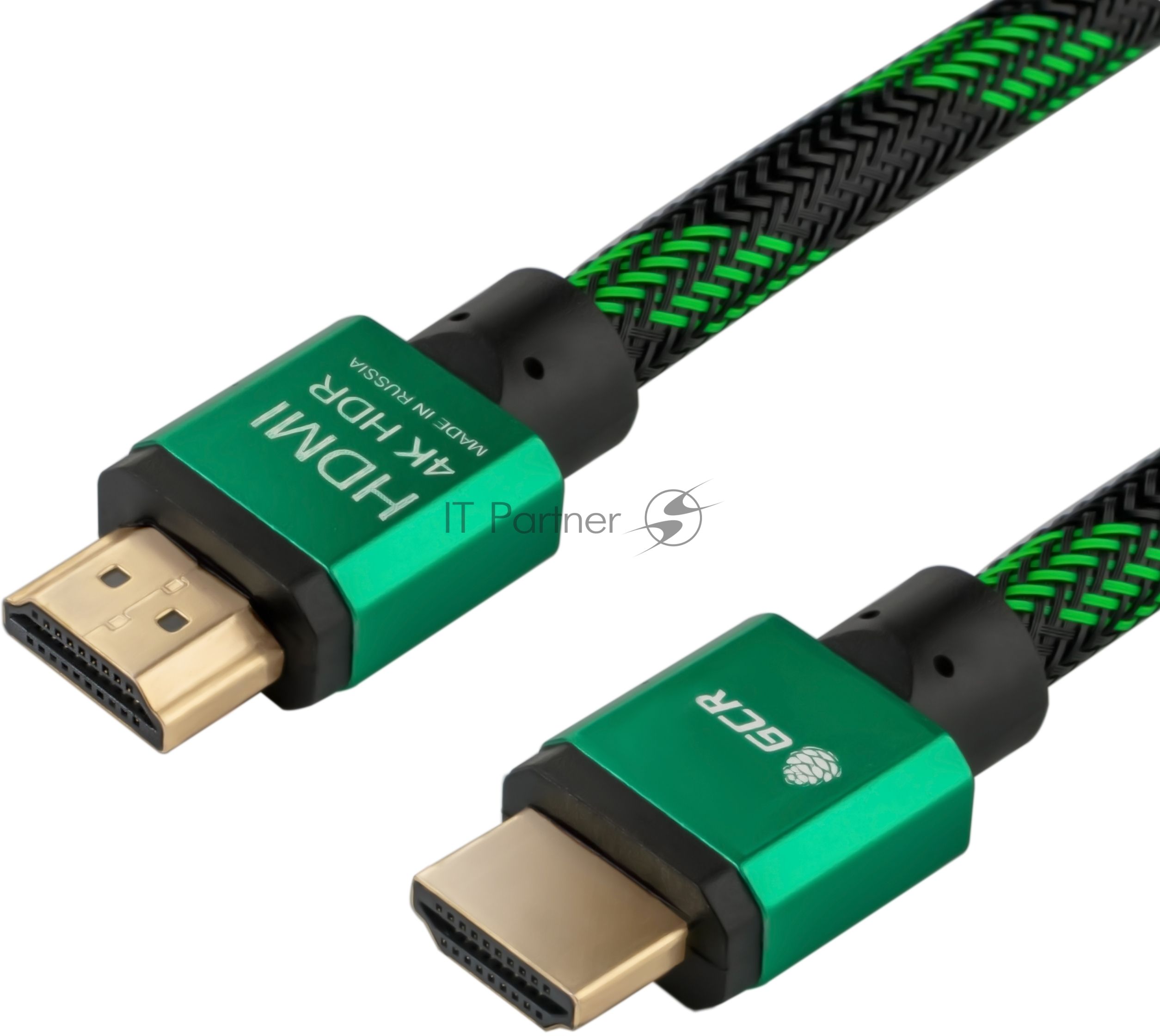 Greenconnect Кабель 3.0m HDMI версия 2.0, HDR 4:2:2, Ultra HD, 4K 60 fps 60Hz/5K*30Hz, 3D, AUDIO, 18.0 Гбит/с, 28/28 AWG, OD7.3mm, тройной экран, BICOLOR нейлон, AL корпус зеленый, GCR-51487 Greenconnect Кабель 3.0m HDMI версия 2.0, HDR 4:2:2, Ultra HD, 4