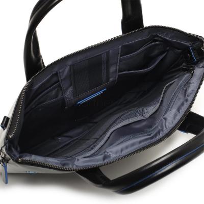 Деловая сумка Piquadro Blue Square CA6857B2/N с отделением для ноутбука черная натур.кожа