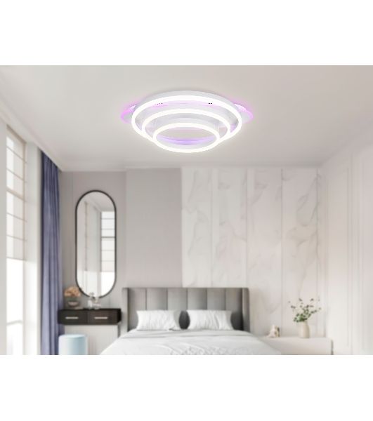 Светильник Ambrella light FA8522 WH белый 146W 3000K-6400K+RGB 560*500*150 (ПДУ РАДИО 2.4G)