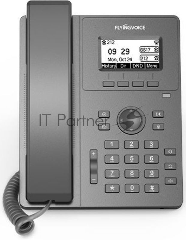 Телефон IP Flyingvoice P10G черный