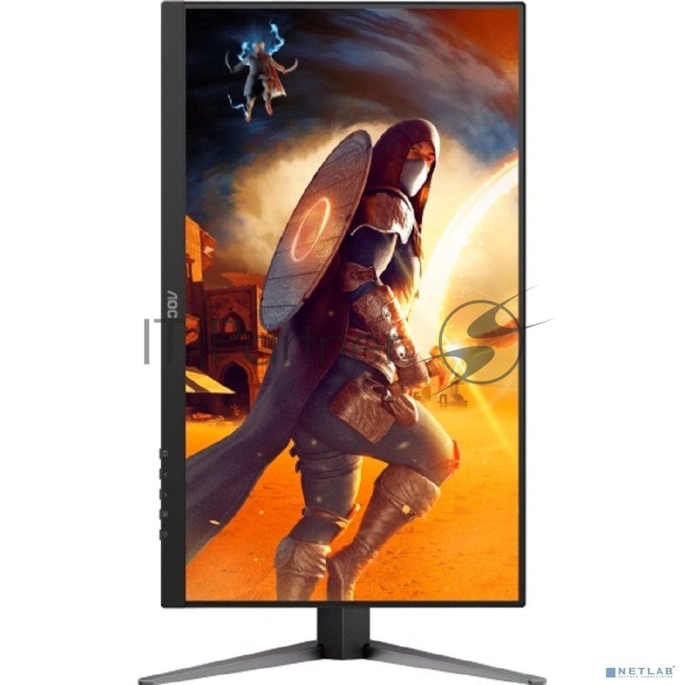Монитор 27" AOC Q27G4Z IPS 2560x1440, 260 Гц, 1 мс, 16:9, 350 кд/м², HDMI 2.0, DP 1.4, 3.5 Jack, FreeSync, Flicker-Free, VESA 100x100, черный/красный