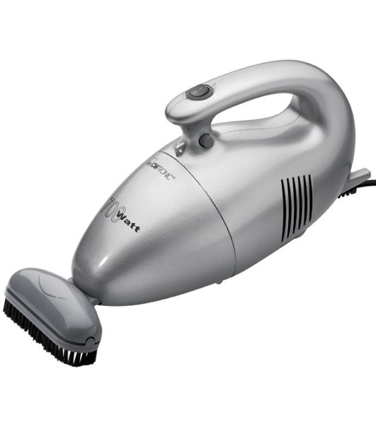 Пылесос Clatronic HS 2631 серебристый, 350/700 Вт, уборка сухая, пылесборник контейнер 0.8 л
