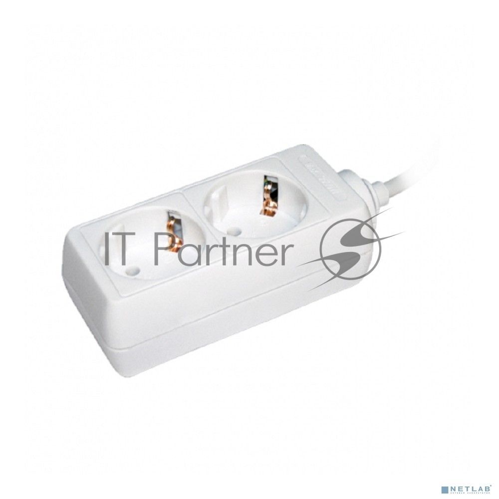 Удлинитель Iek WYP10-16-02-05-Z-N У02 2 места 2Р+РЕ/5 метров 3х1 мм2 16А/250 IEK