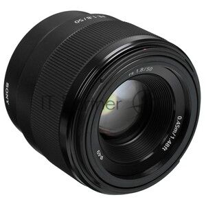 Объектив Sony SEL50F18F.SYX, 50 мм, f/1.8, фикс-объектив, компактный светосильный стандартный объектив с асферическим элементом, Sony E (FE), черный