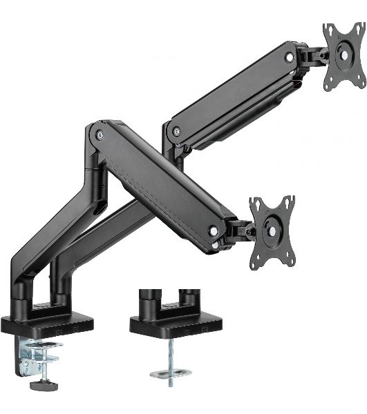 Кронштейн для мониторов Ultramounts UM731 черный 17"-35" макс.16кг крепление к столешнице поворот и наклон