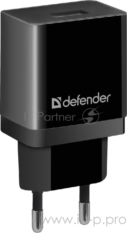 Сетевой адаптер Defender 1xUSB, 5V/2.1А, пакет, черный (EPA-10)