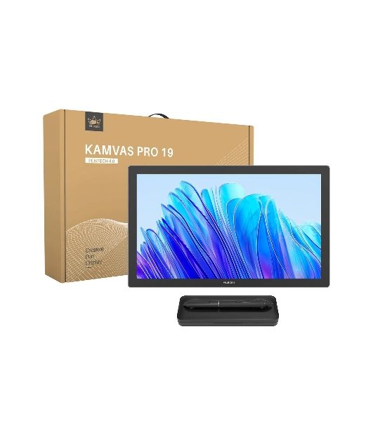 Графический монитор Huion Kamvas Pro 19, 18.4", 3840x2160, 16384 уровней, USB Type-C